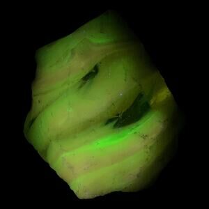 Pink Milk Glass Vaseline Art‎ Glass Cullet Glowing Manganese Uranium 4GX107